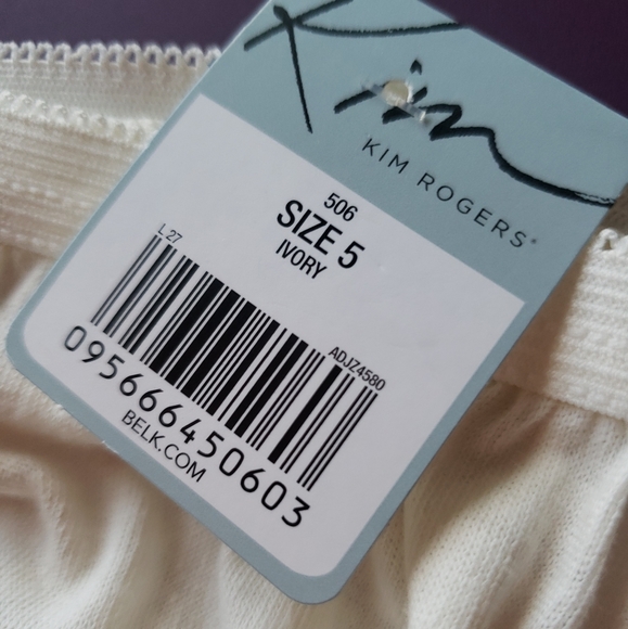 Kim Rogers intimate Panties size 5 . Made in USA 100% cotton - Picture 4 of 5